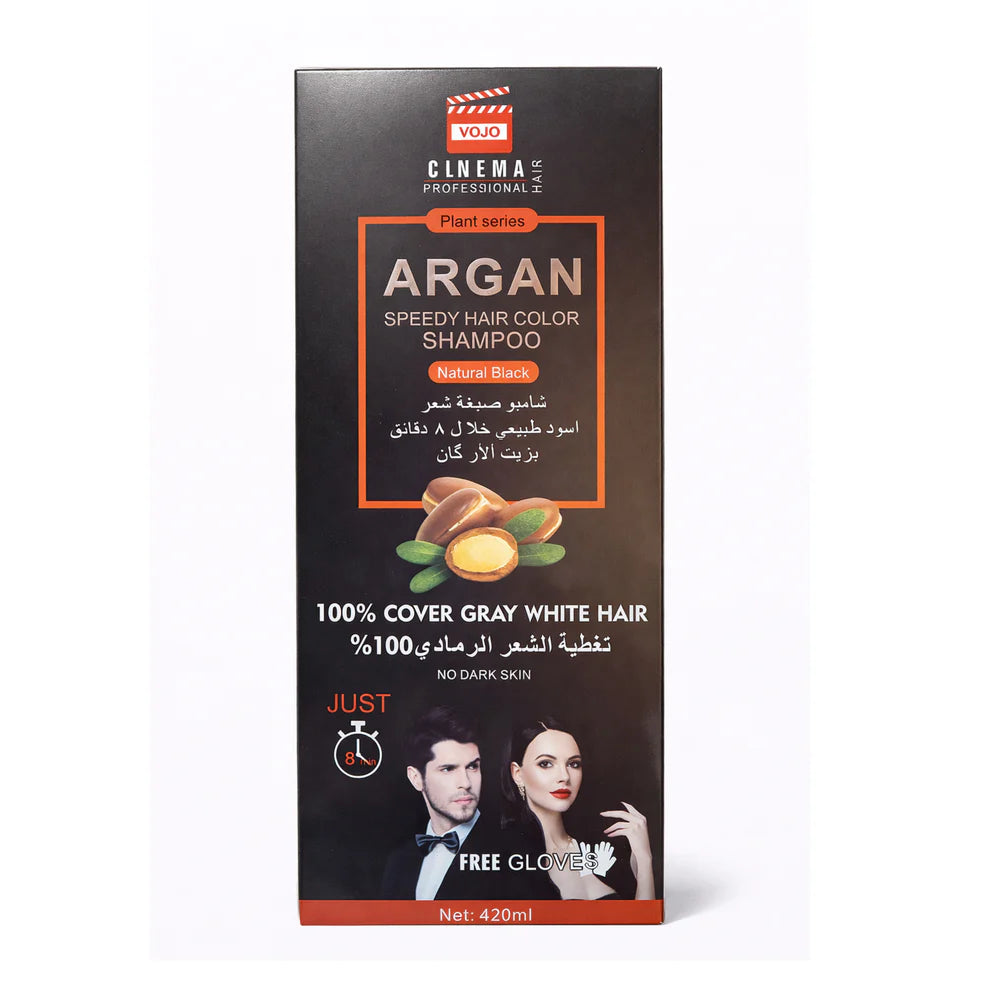 Sampon colorant fire albe Negru Natural 420 ml
