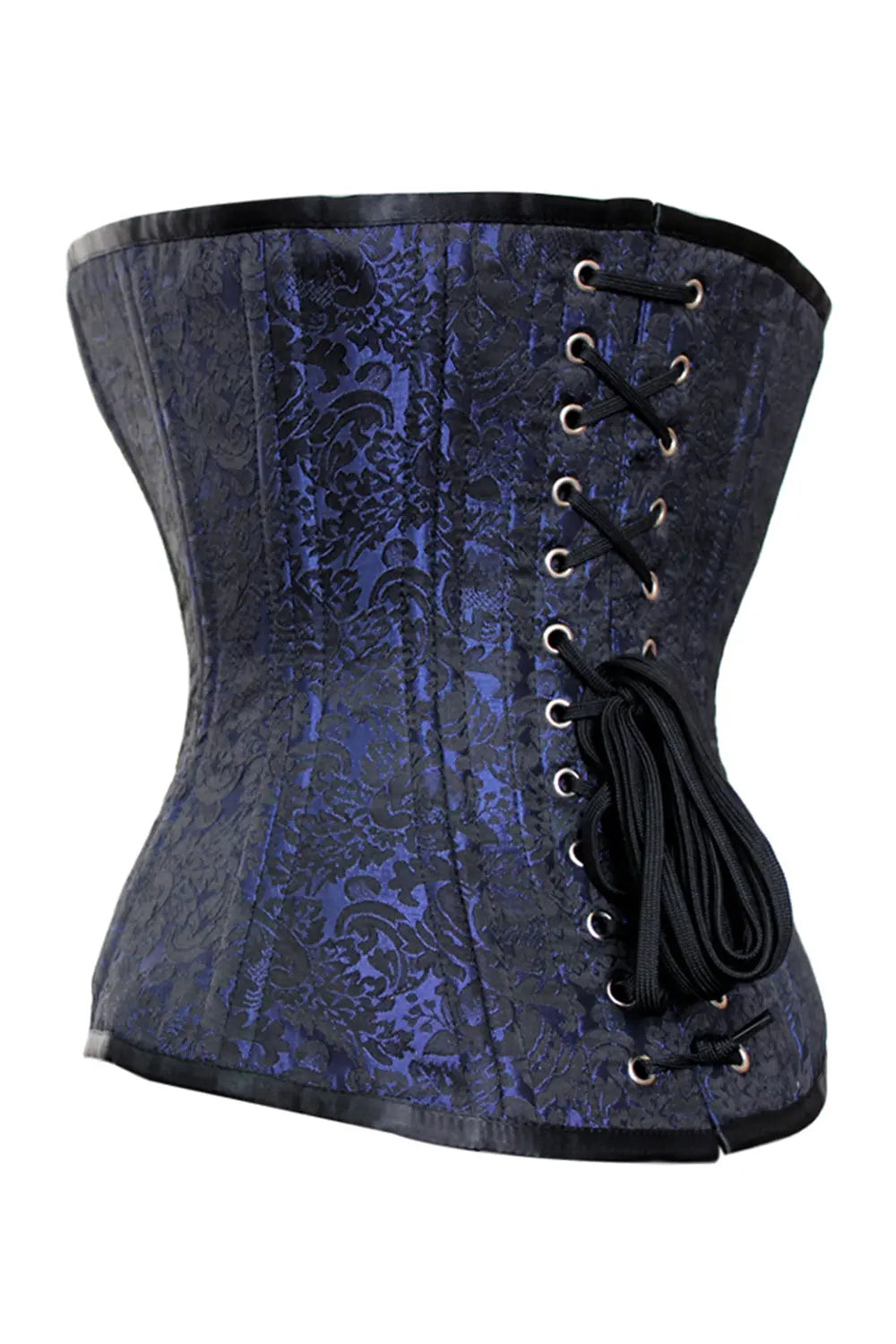 Corset Shenika Overbust Waist Training Blue – Eleganță și Talie Sculptată
