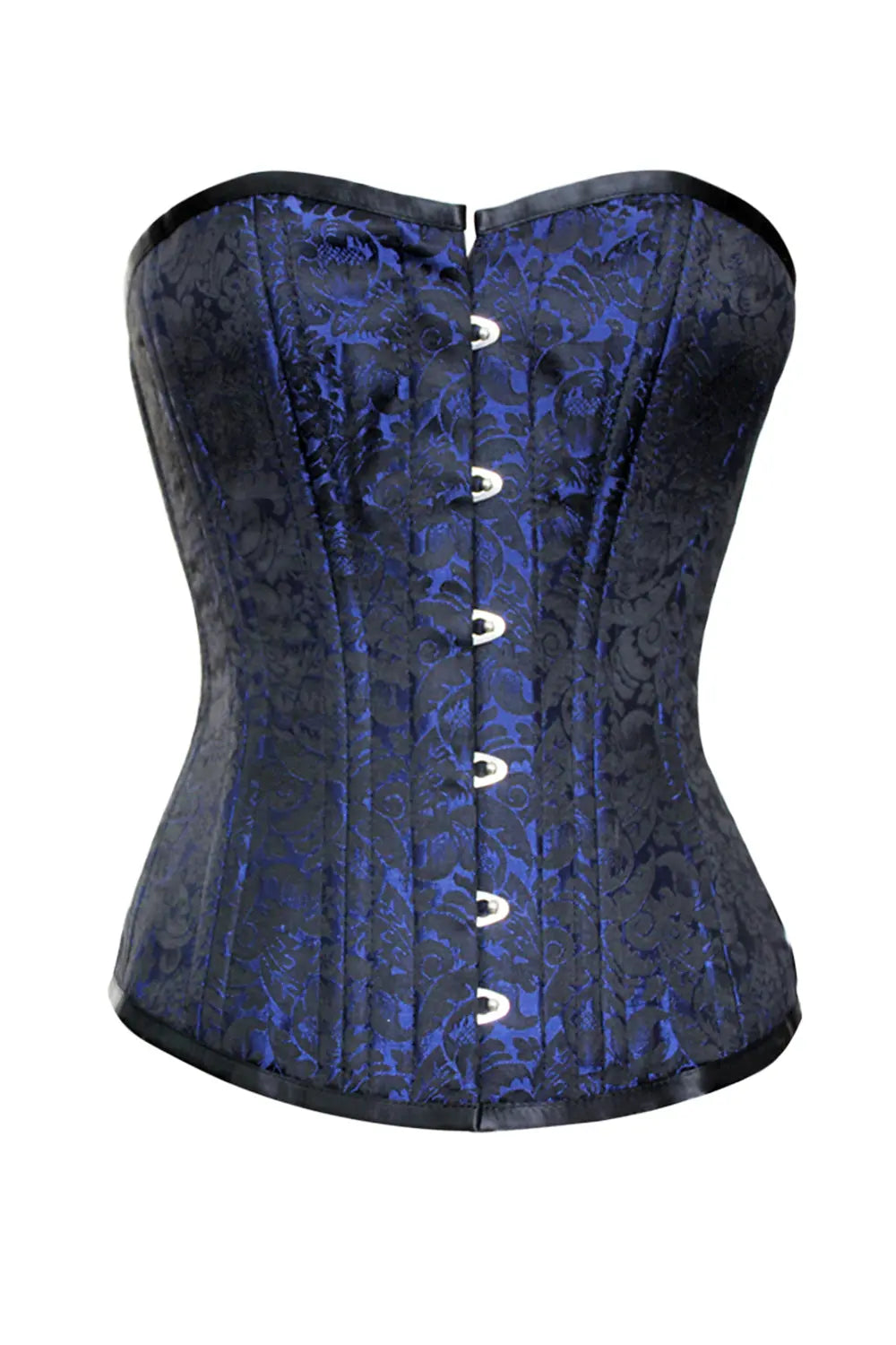 Corset Shenika Overbust Waist Training Blue – Eleganță și Talie Sculptată
