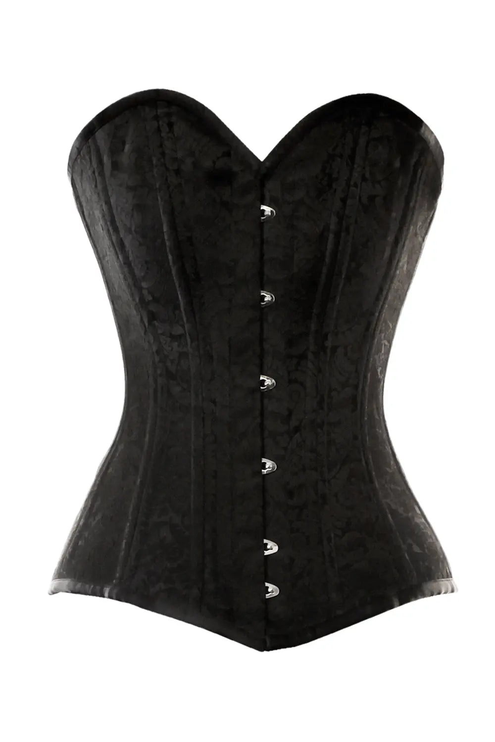 Korsett Shellee Overbust Waist Training Schwarz – Gothic-Eleganz und perfekt konturierte Taille