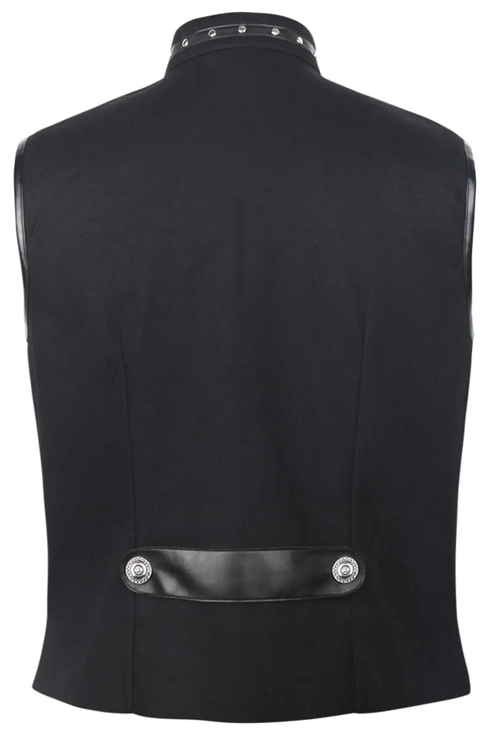 Męska kamizelka gorsetowa Ellayne Gothic – Waist Coat z czarnej bawełny