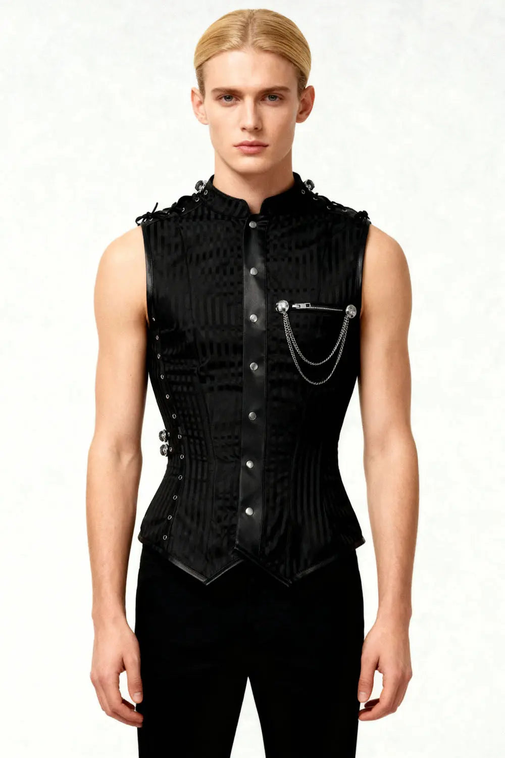 Asphodel Gothic Bărbați – Corset Overchest