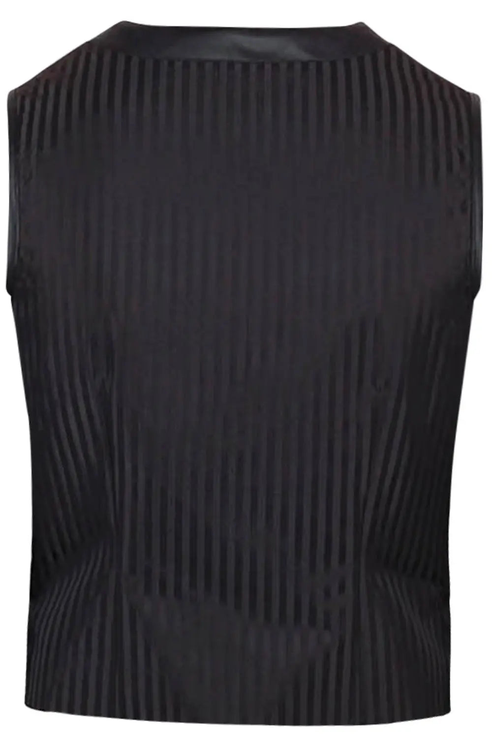 Klaus Steampunk Embroidered Vesta Bărbați – Waist Coat Negru