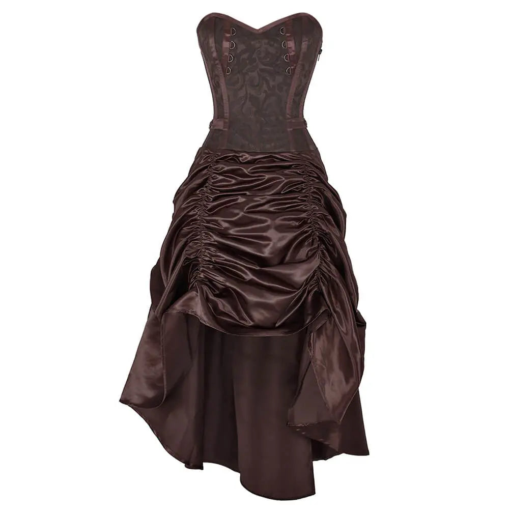 Rochie Corset Steampunk Barnardel Brocade