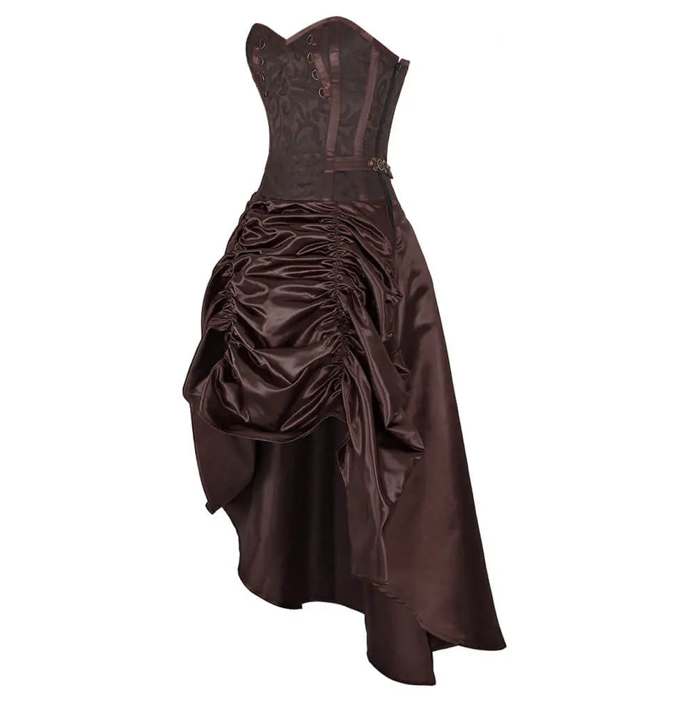 Rochie Corset Steampunk Barnardel Brocade