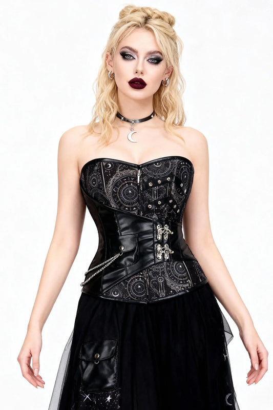 Gorset Starlena Celestial Steampunk Overbust