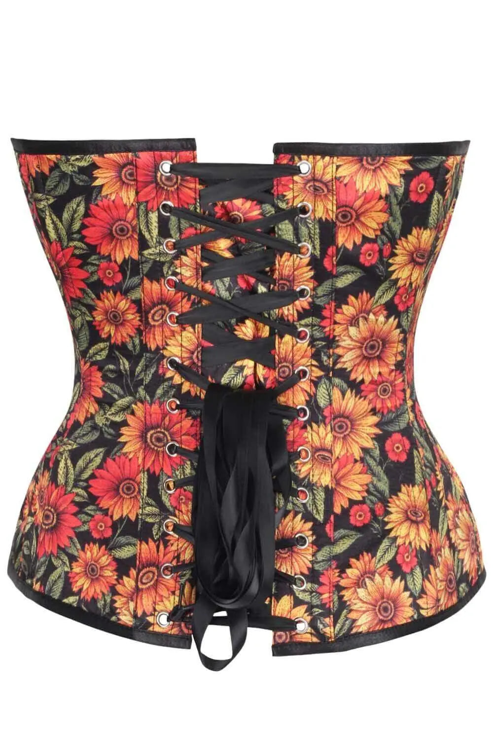 Korsett Hailee Sunflower Overbust – Blumenmuster Elegant