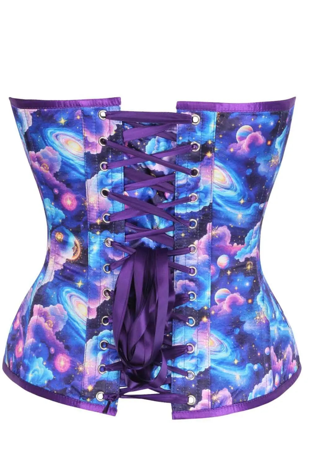 Corset Maelyn Galaxy Overbust – Premium Satin