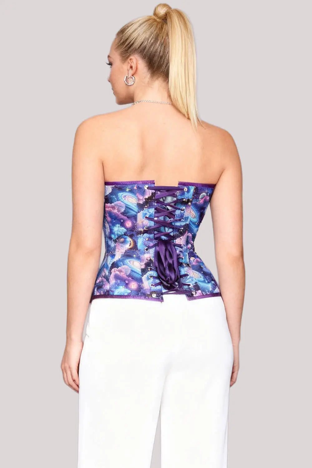 Corset Maelyn Galaxy Overbust – Premium Satin