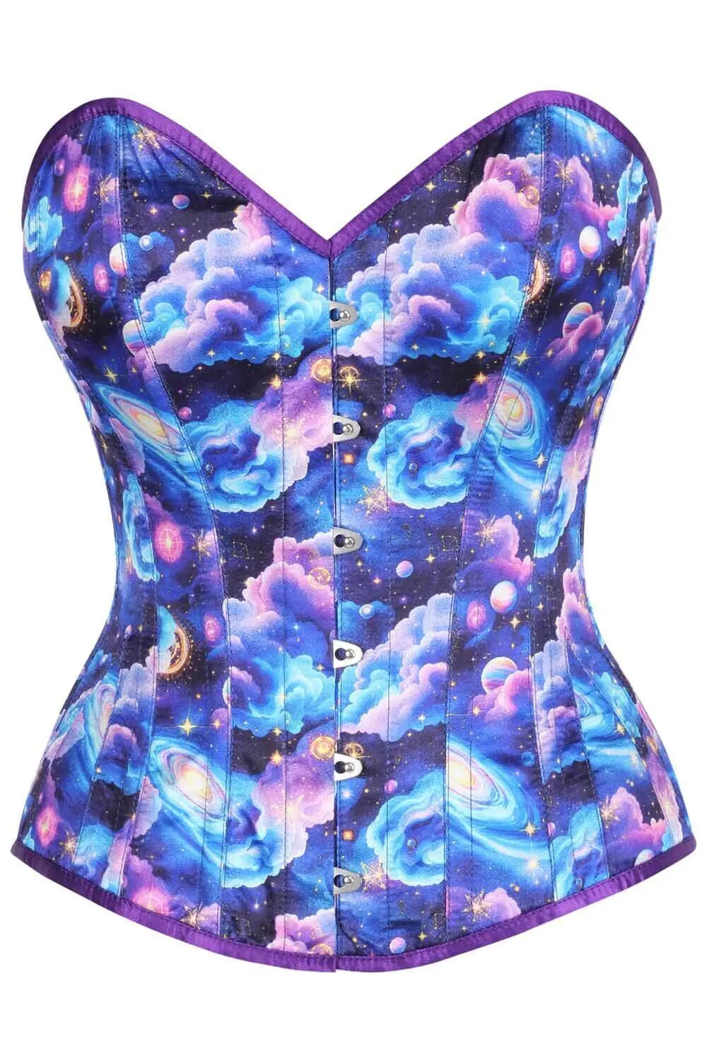 Corset Maelyn Galaxy Overbust – Premium Satin