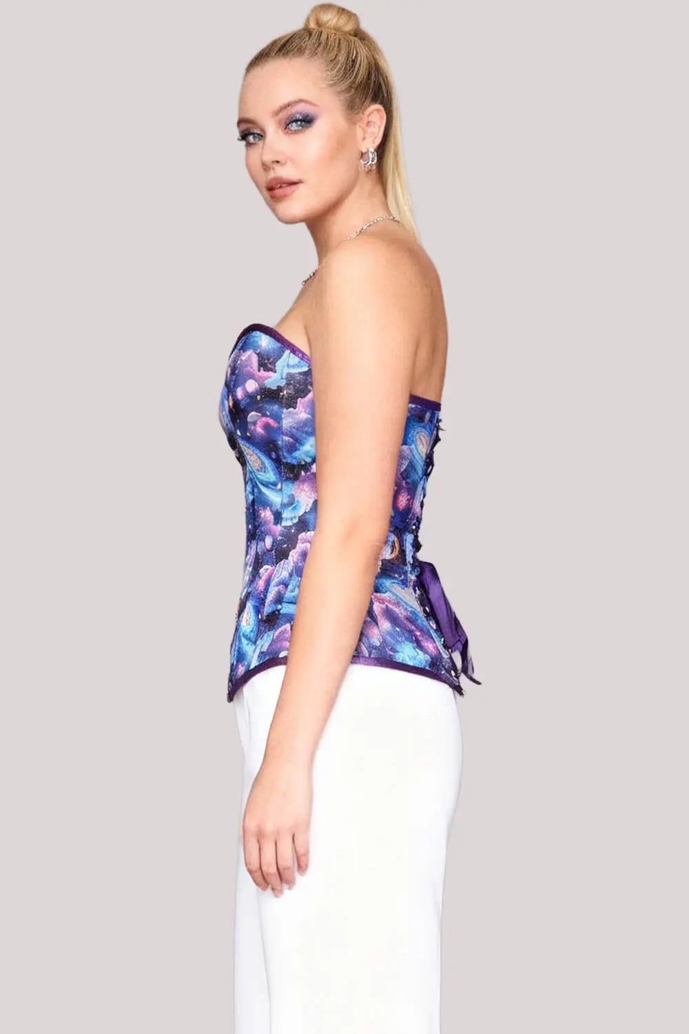 Corset Maelyn Galaxy Overbust – Premium Satin