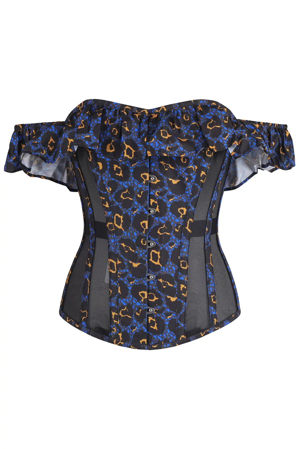 Gorset Brandyce Leopard Off Shoulder – odważny styl i podkreślona kobieca sylwetka
