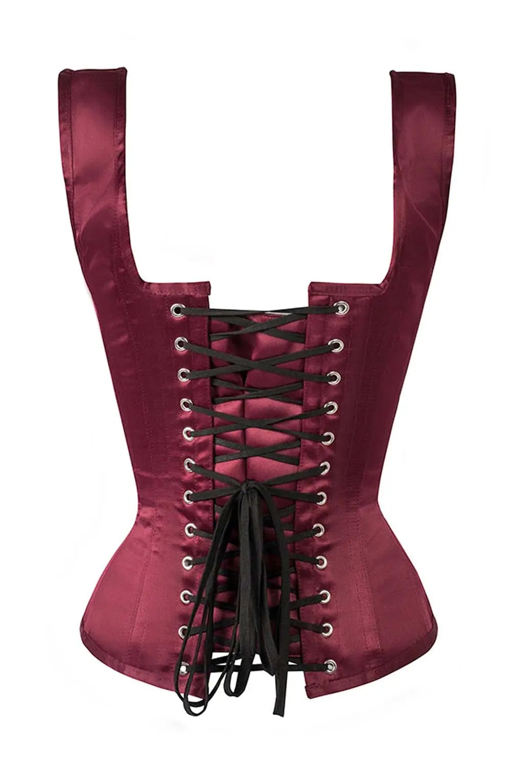 Corset Lavita Burgundy Satin Overbust