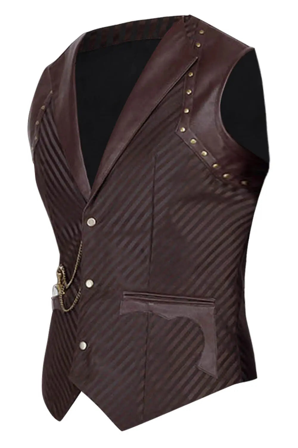 Keiler Steampunk Herren – Einreiher-Weste