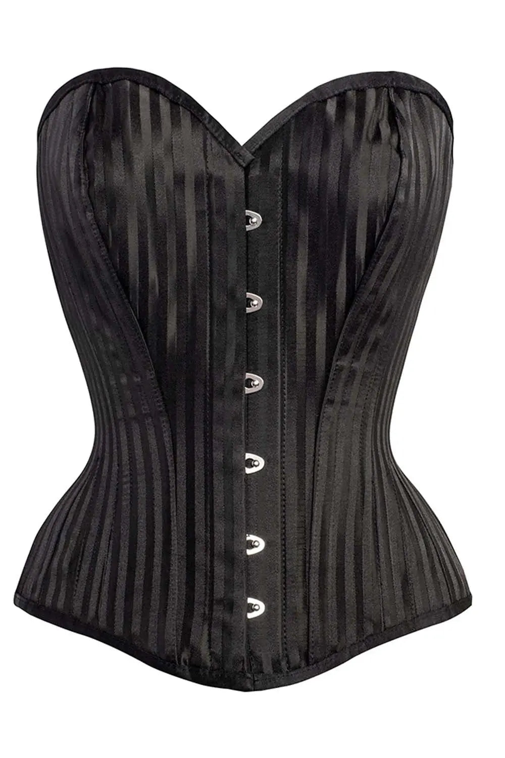 Korsett Shakeera Black Brocade Overbust zur Taillentraining