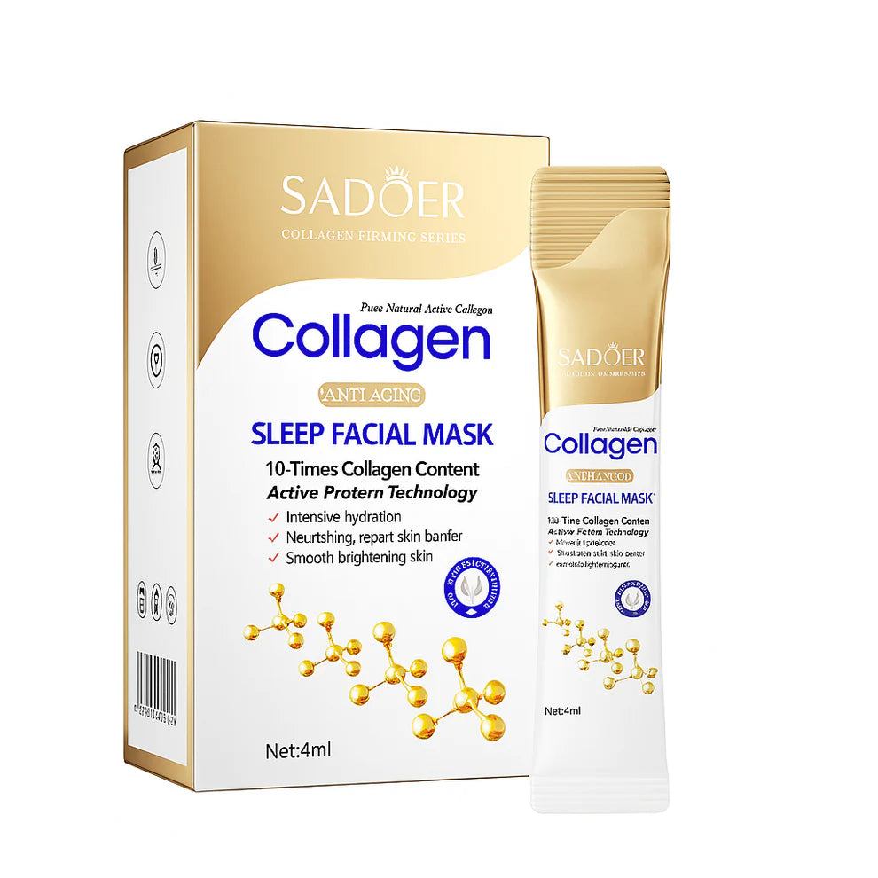 Mască faciala de Noapte Antirid cu Colagen 4 ml x 20 buc