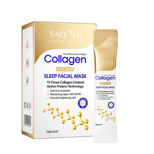 Mască faciala de Noapte Antirid cu Colagen 4 ml x 20 buc