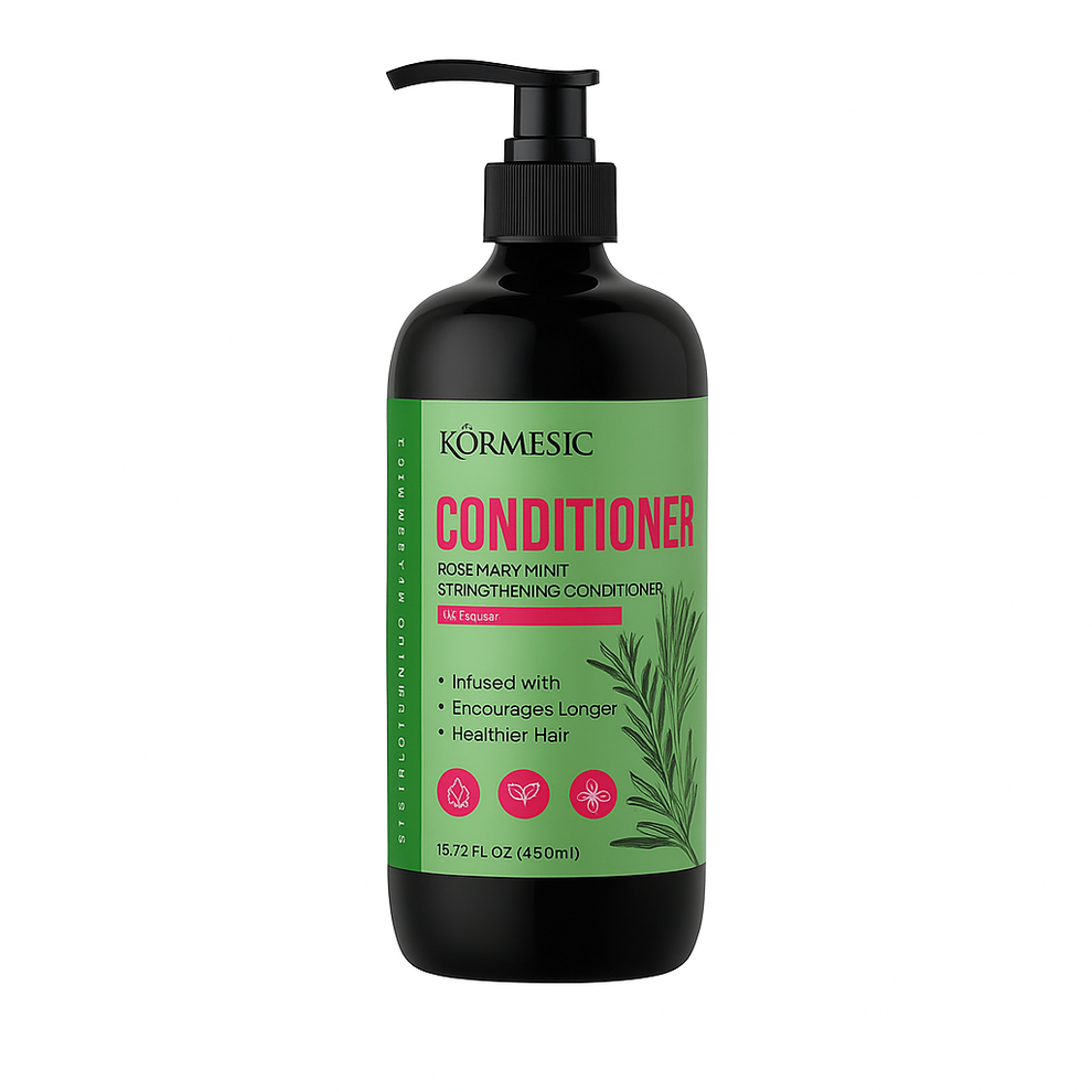 Balsam revitalizant cu rozmarin și mentă – hidratare, prospețime și fortifiere pentru un păr sănătos 450 ml