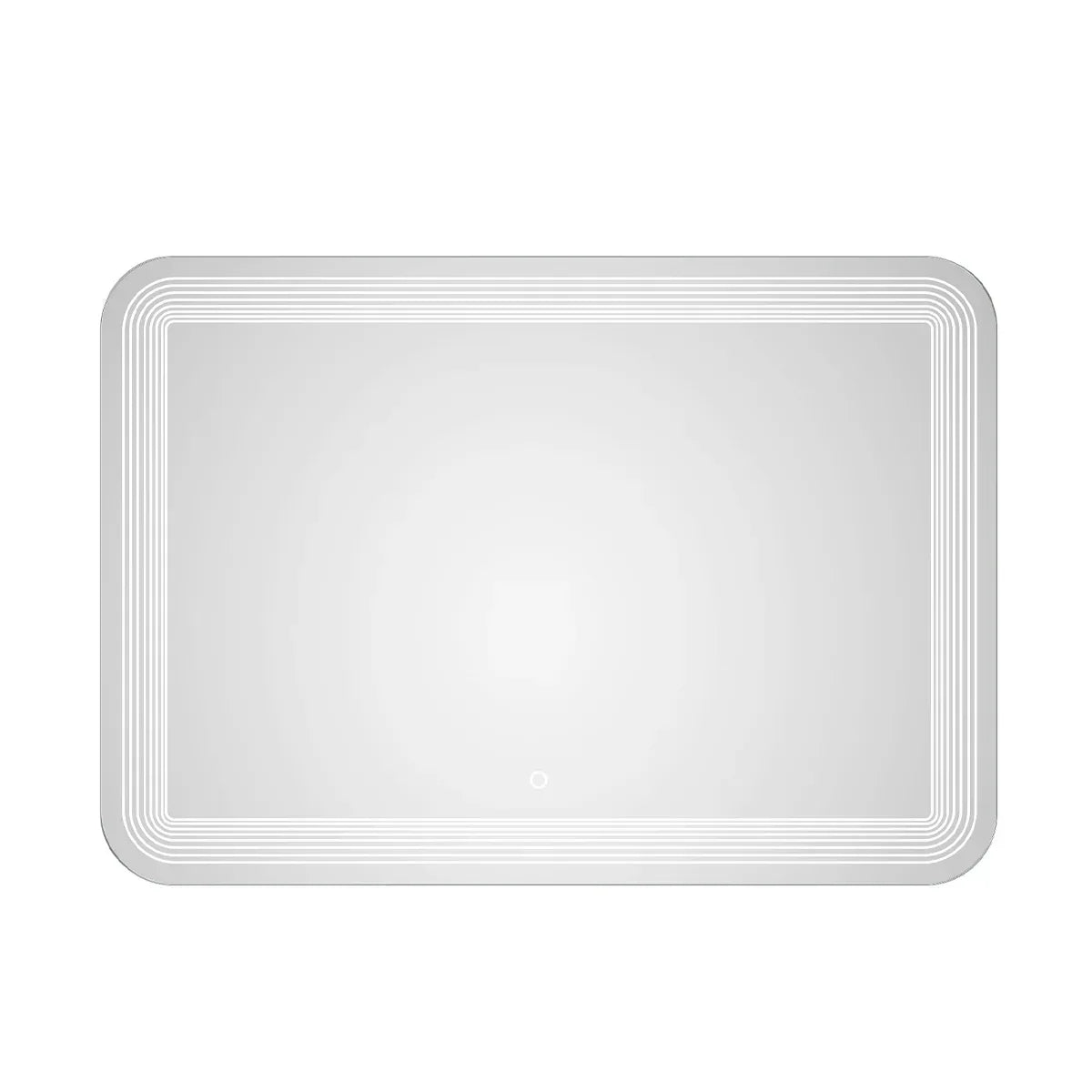 Oglinda baie, sistem iluminare LED, IP44, 100x70cm, Dezaburire, Touch