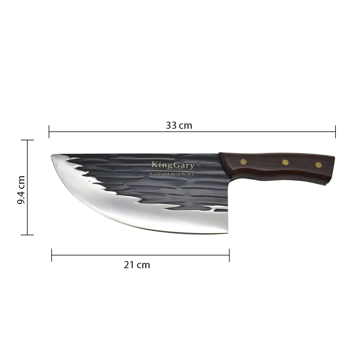 Cutit macelar de bucatarie , otel inoxidabil, 33cm