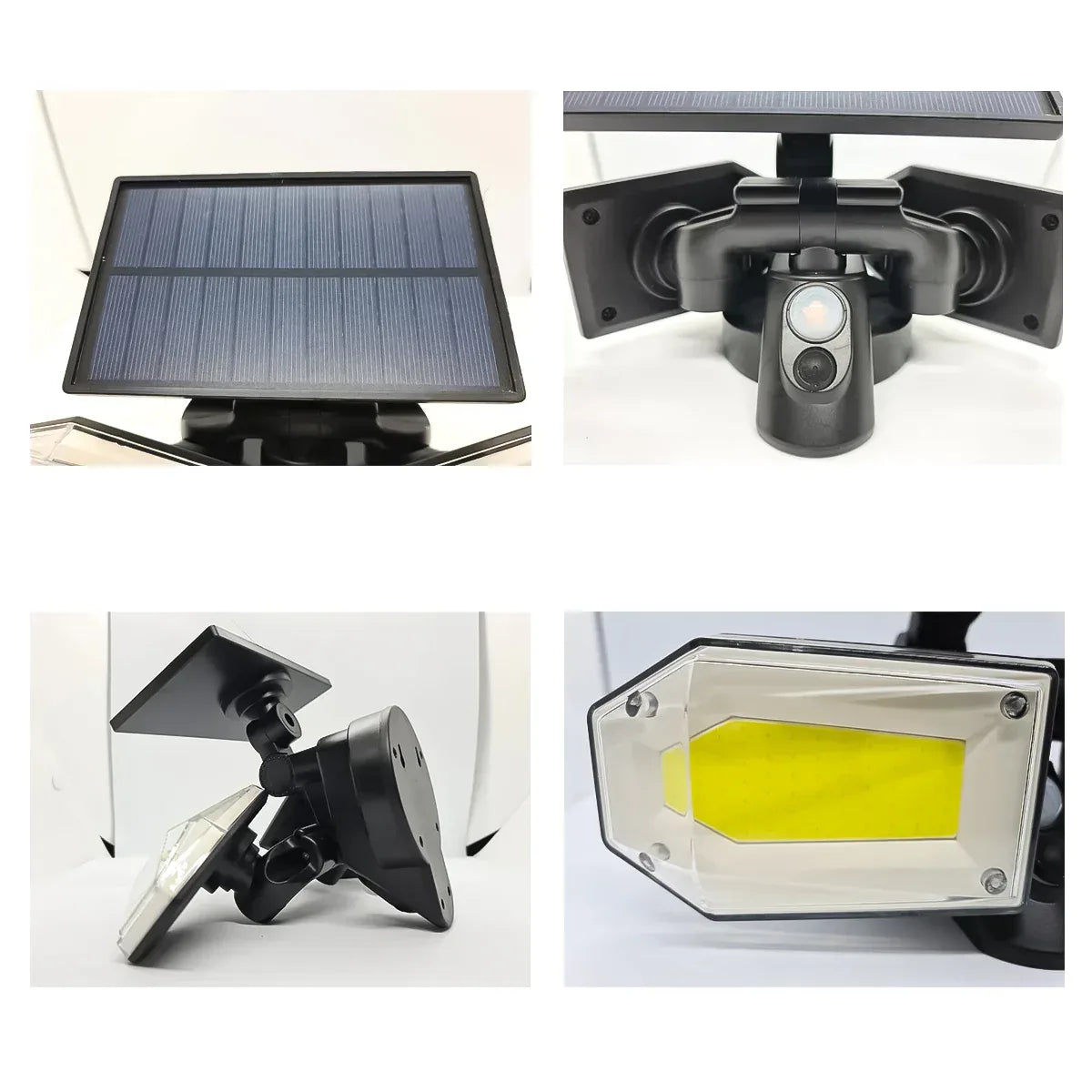 Lampa solara, cu senzor de miscare, lumina LED,  acumulator, Naimeed, COB 130 LED-uri