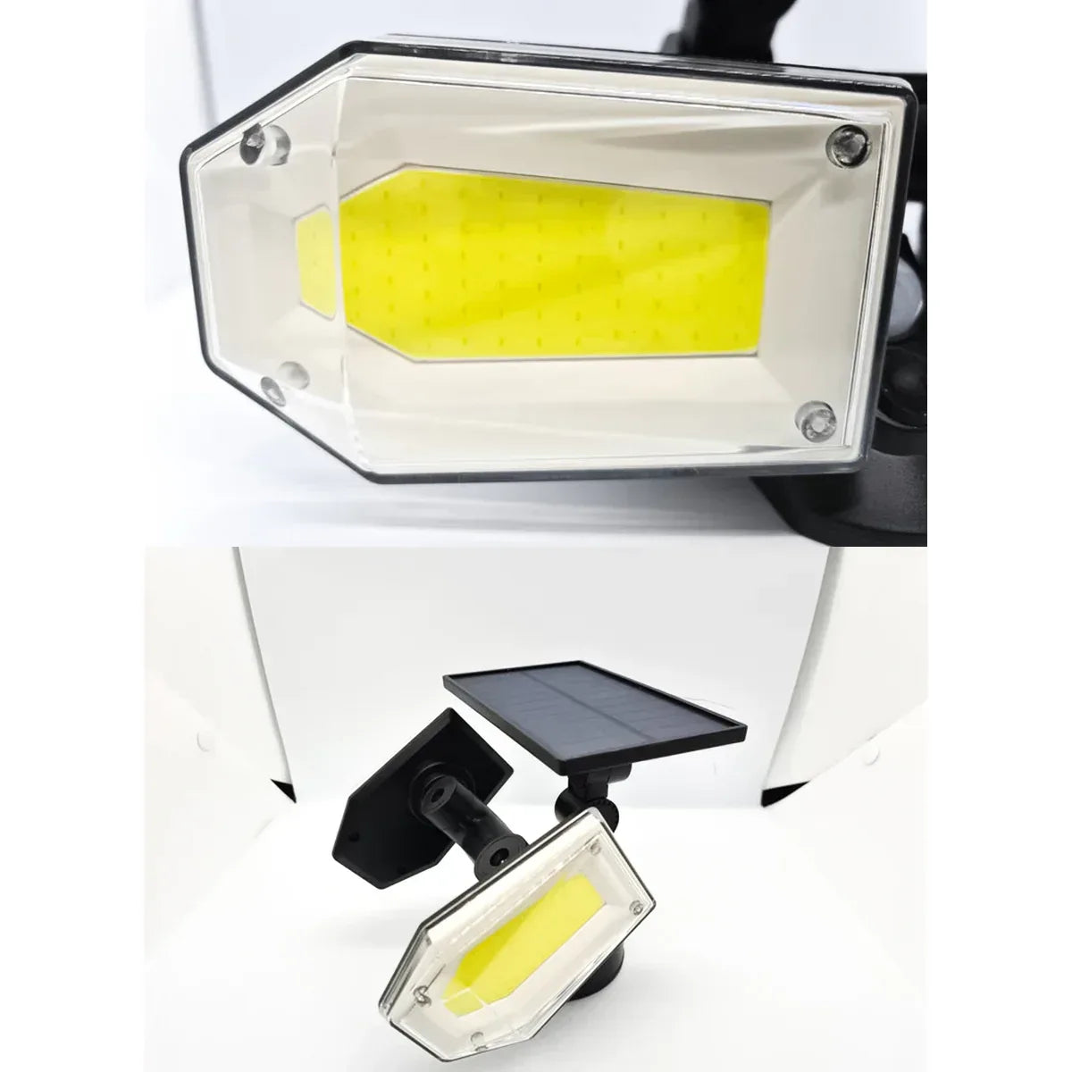 Lampa solara, cu senzor de miscare, lumina LED,  acumulator, Naimeed, COB 130 LED-uri