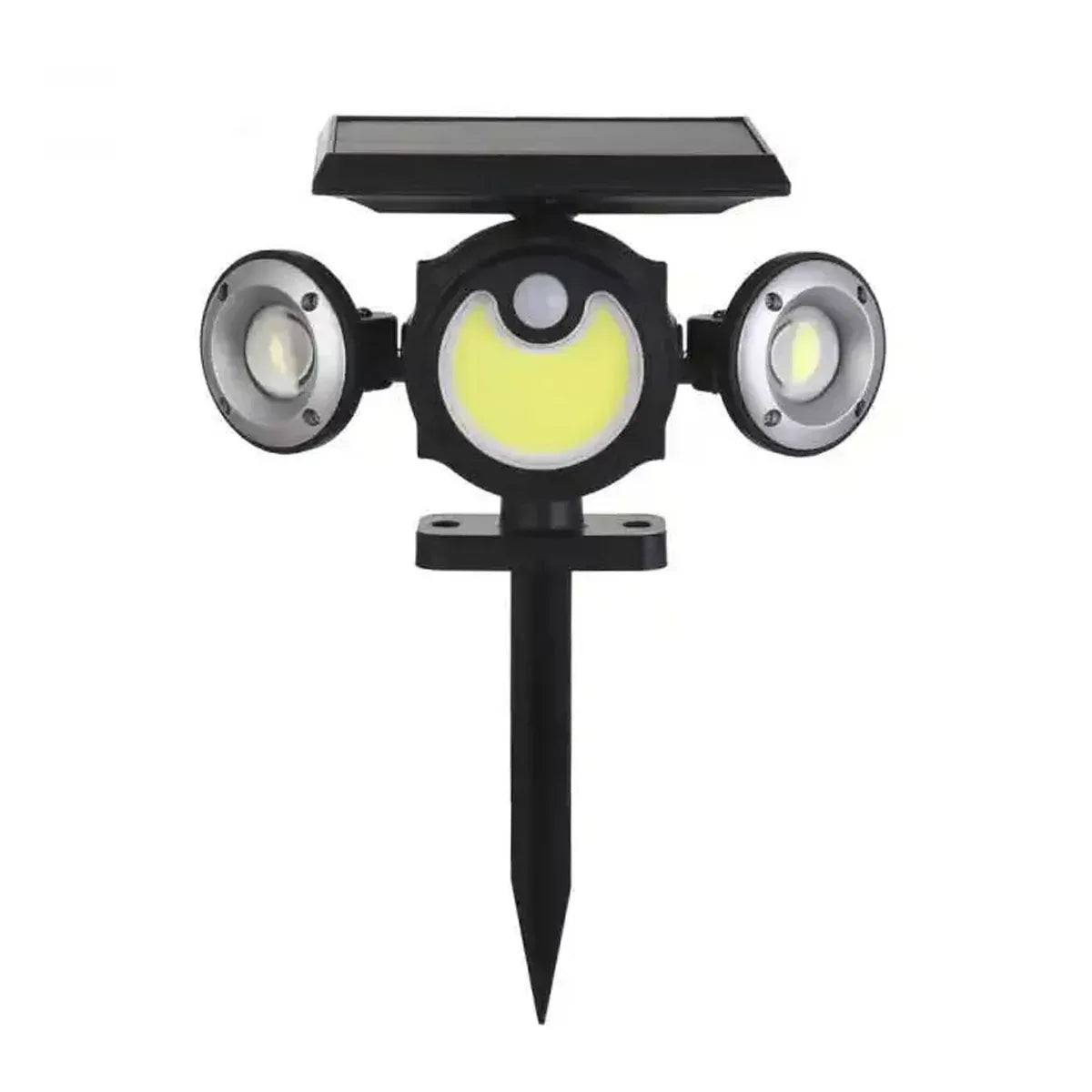 Lampă solară LED COB 88 cu senzor de mișcare PIR – iluminare puternică și eficientă pentru exterior