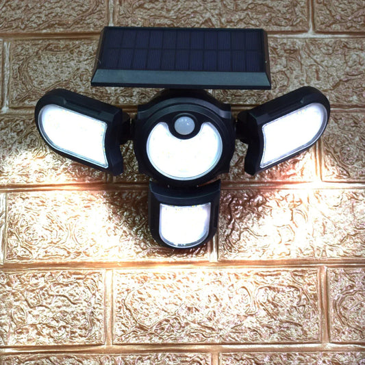 Lampă solară LED 150 SMD cu senzor de mișcare PIR – putere maximă și autonomie extinsă