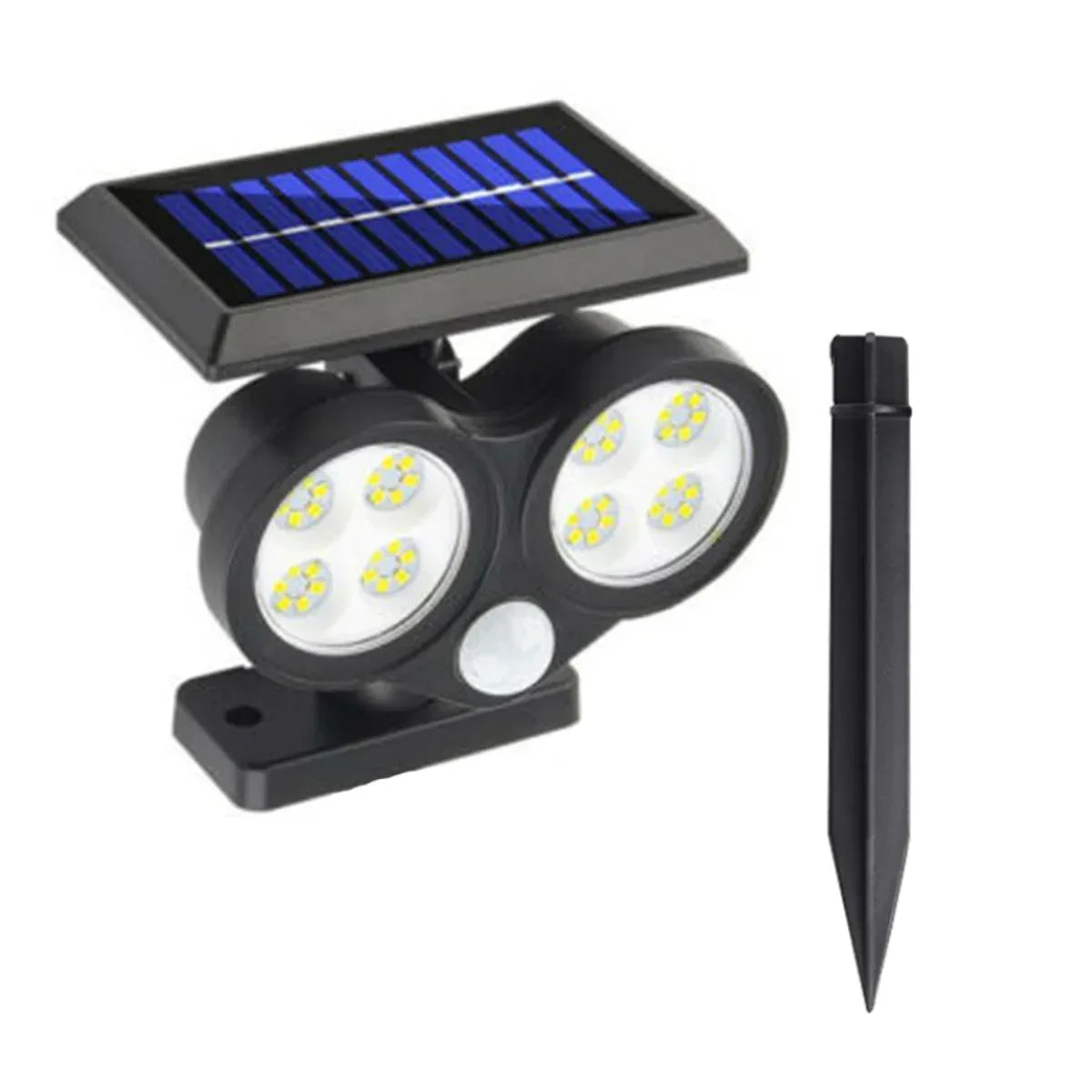 Lampa solara, cu senzor de miscare, lumina LED,  acumulator, Naimeed, 48 LED-uri