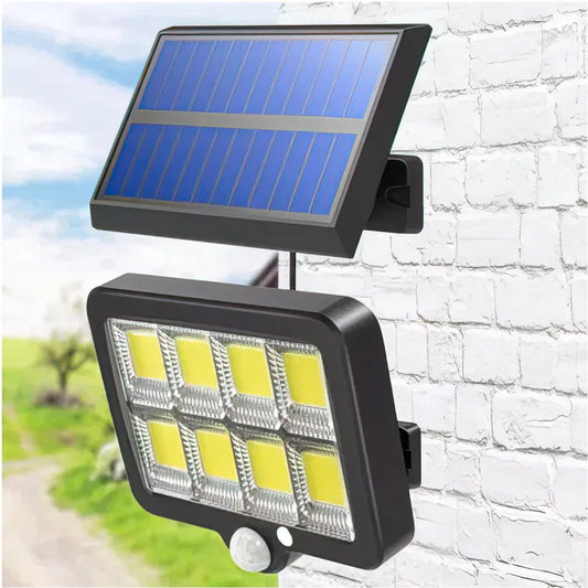 Lampa solara, cu senzor de miscare, lumina LED,  acumulator, Naimeed, COB 160 LED-uri