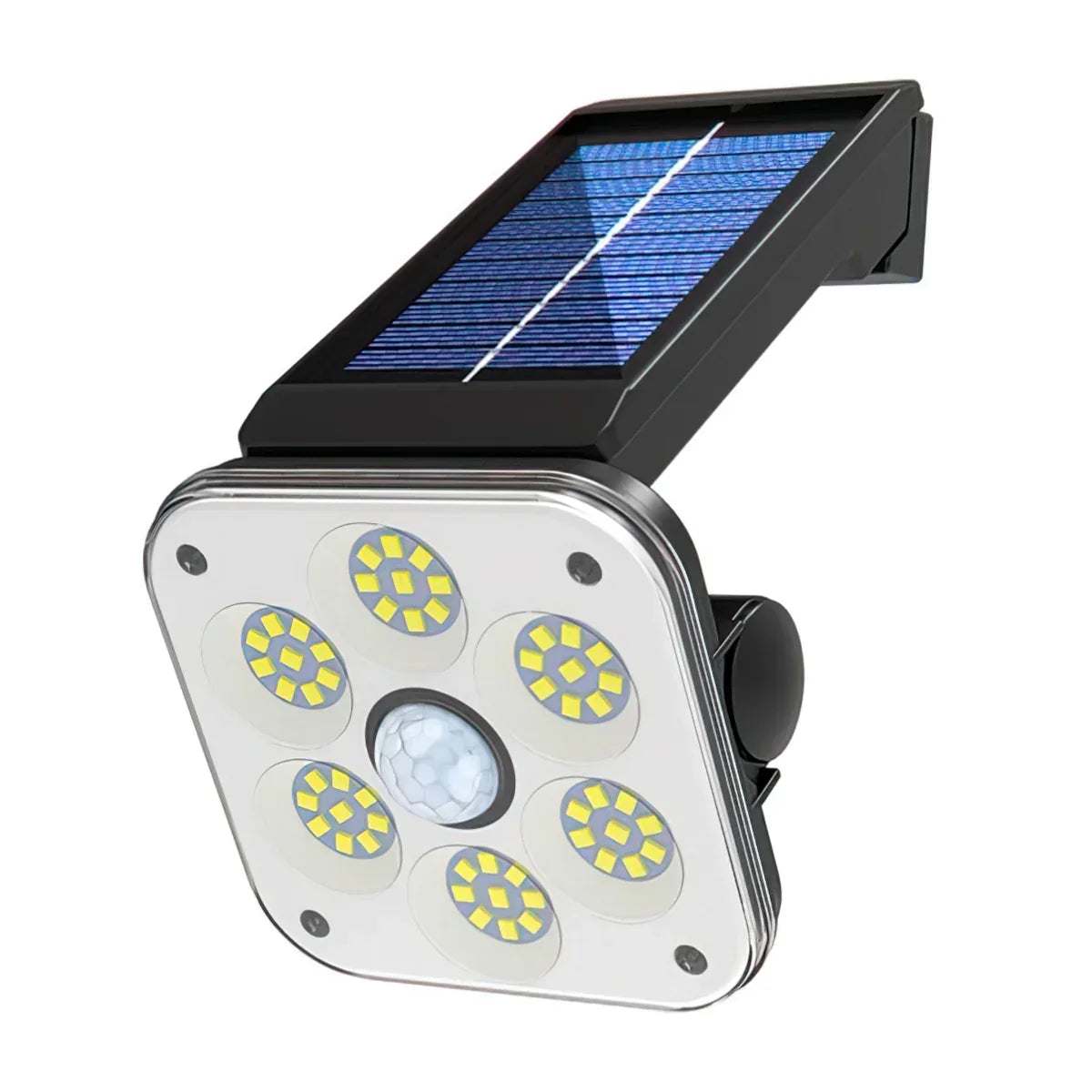 Lampa solara, cu senzor de miscare, lumina LED,  acumulator, Naimeed , 54 LED-uri, suport detasabil