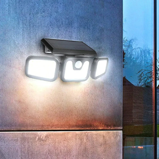 Lampa solara, cu senzor de miscare, lumina LED,  acumulator, Naimeed, COB 100 LED-uri