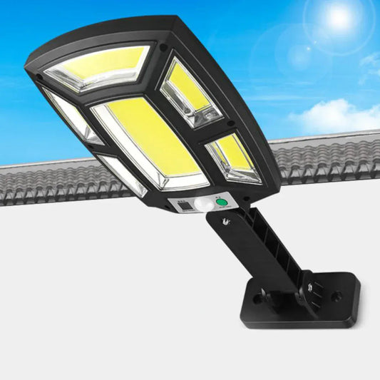 Lampa solara, cu senzor de miscare, telecomanda, lumina LED,  acumulator, Naimeed, COB 151 LED-uri