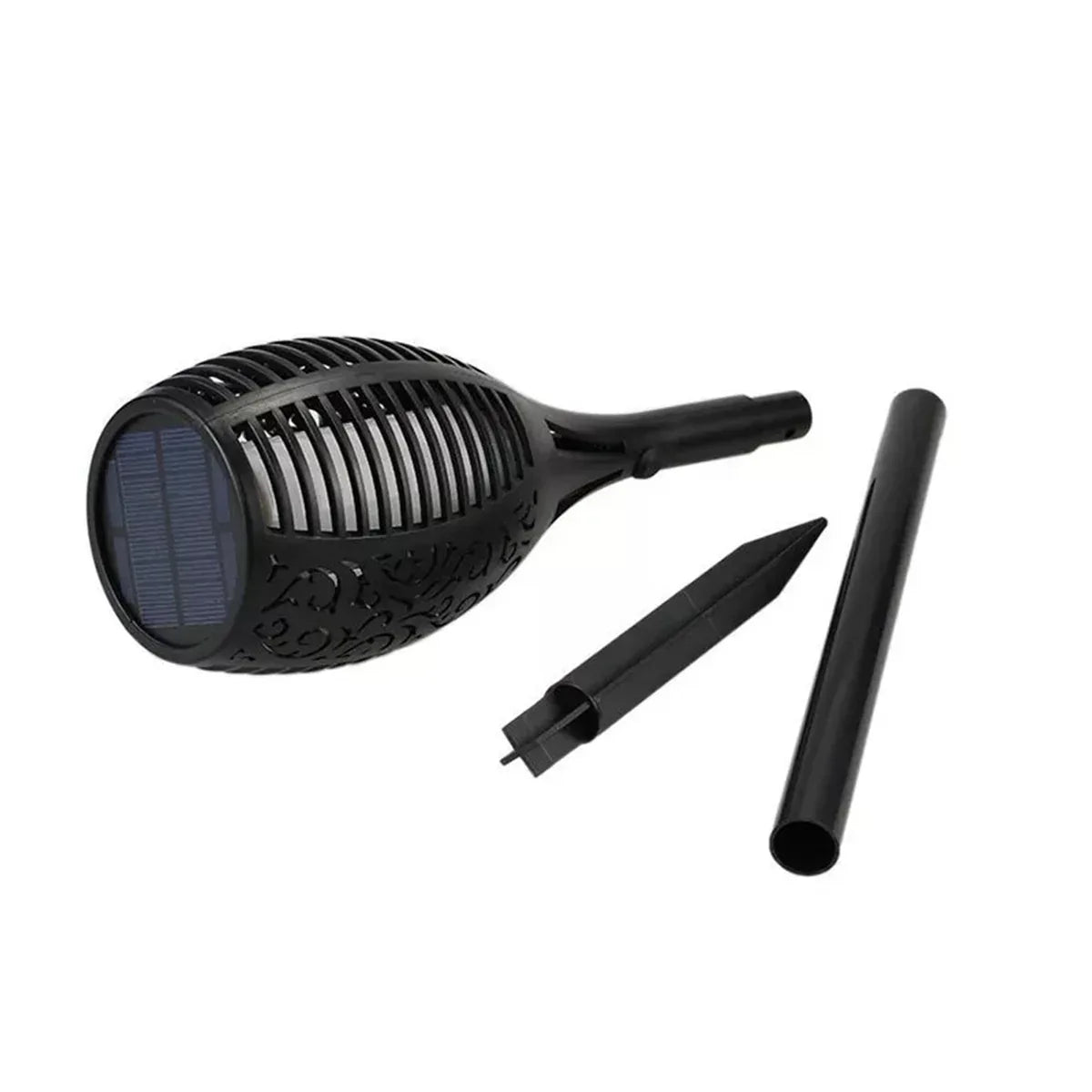 Lampa solara, efect de flacara, lumina LED, acumulator, Naimeed, 33 LED-uri