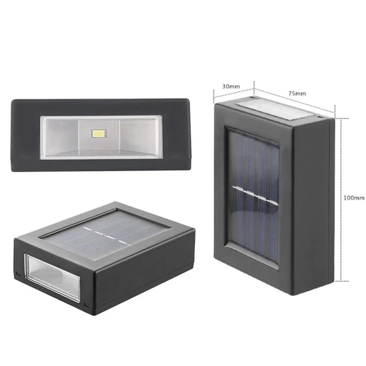 Lampa solara, lumina LED multicolora, acumulator, Naimeed, set 2 bucati