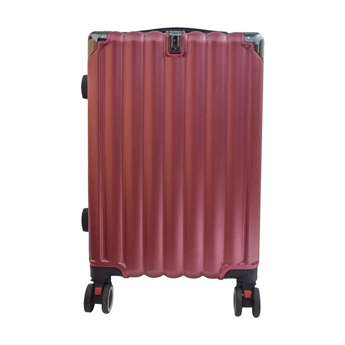 Troler voiaj, Naimeed , 4 roti duble 360 grade, ABS, inchidere cifru, Rosu, 50x31x79cm