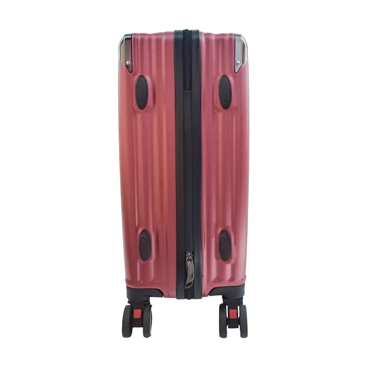 Troler voiaj, Naimeed , 4 roti duble 360 grade, ABS, inchidere cifru, Rosu, 50x31x79cm
