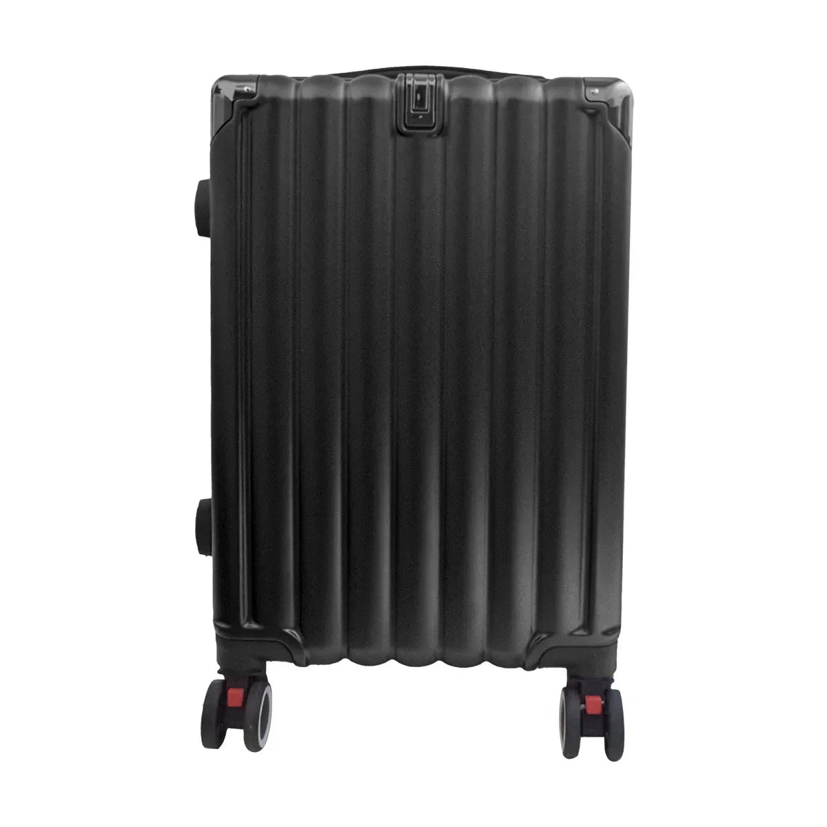 Troler voiaj, Naimeed, 4 roti duble 360 grade, ABS, inchidere cifru, Negru, 42x27x68cm