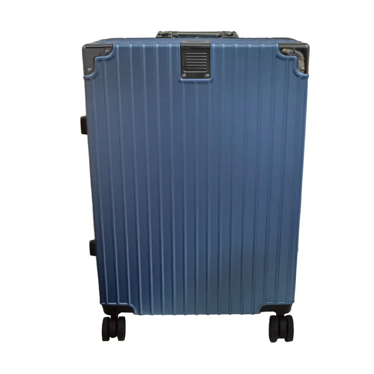 Troler, bagaj de cala, Naimeed, Premium Voyage, 4 roti duble 360 grade, ABS, inchidere cifru, Albastru, 42x28x68cm