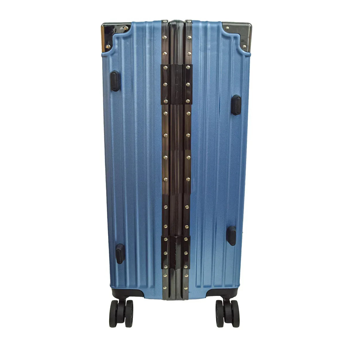 Troler, bagaj de cala, Naimeed, Premium Voyage, 4 roti duble 360 grade, ABS, inchidere cifru, Albastru, 42x28x68cm