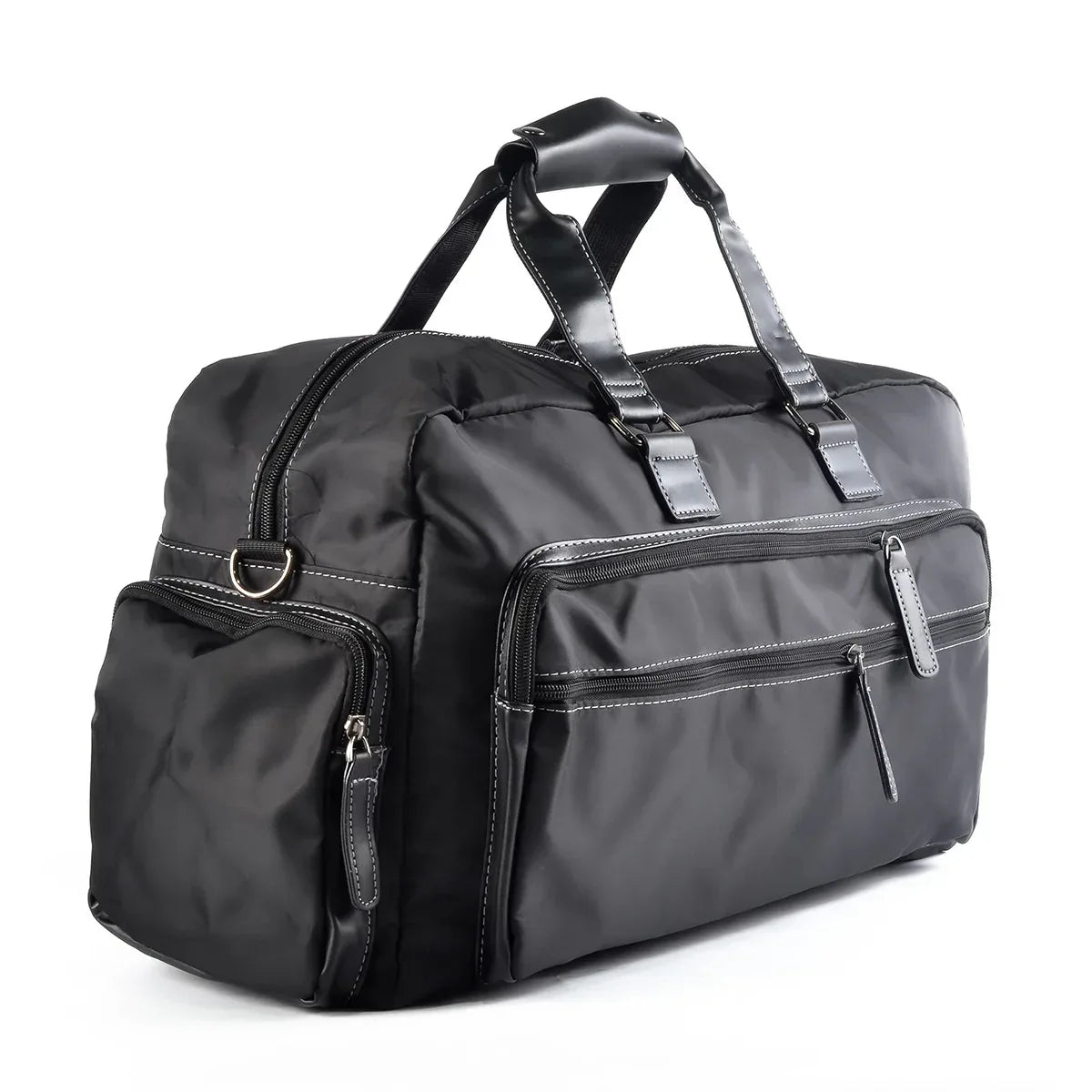 Geanta voiaj, pentru avion, Naimeed, Oxford, Negru, 50x18x28cm