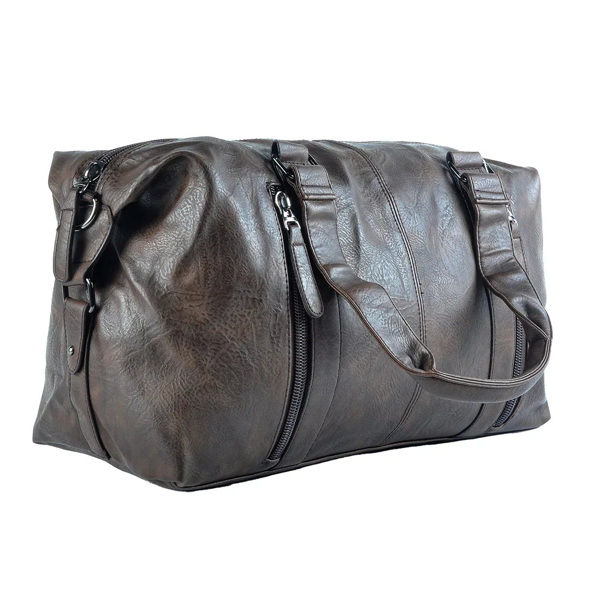 Geanta voiaj, pentru avion, piele ecologica, Naimeed , Companion, Maro inchis, 50x16x30cm