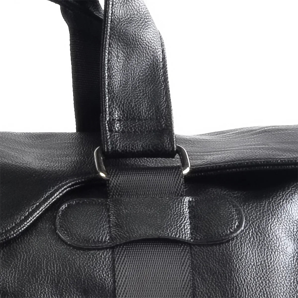 Geanta voiaj, pentru avion, piele ecologica, Naimeed, Companion, Negru, 48x20x23cm