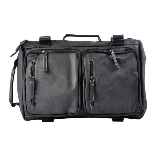 Geanta voiaj, pentru avion, piele ecologica, Naimeed, Companion, Negru, 45x15x30cm