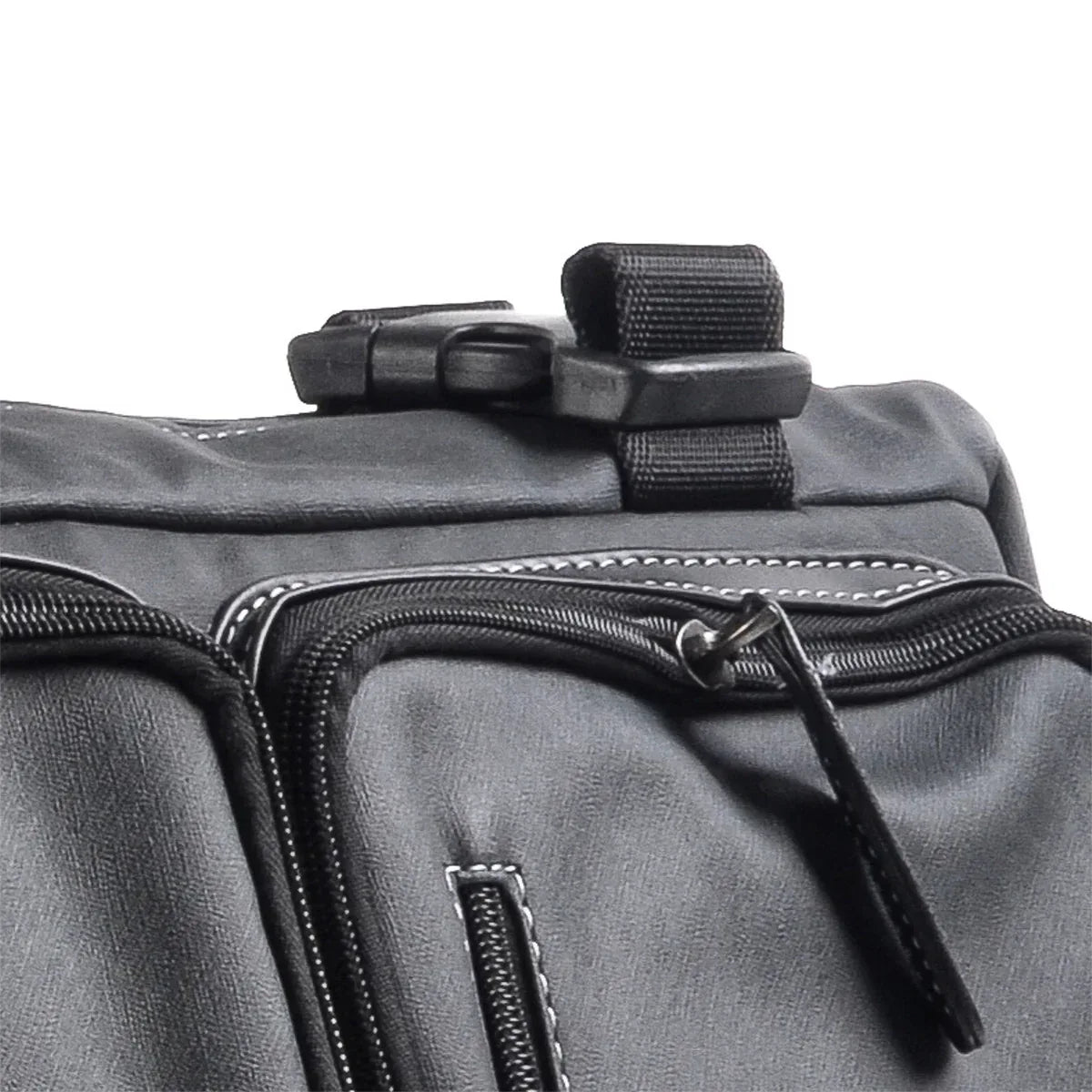 Geanta voiaj, pentru avion, piele ecologica, Naimeed, Companion, Negru, 45x15x30cm
