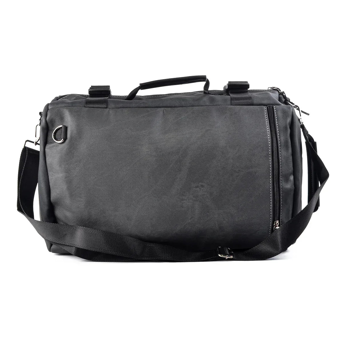 Geanta voiaj, pentru avion, piele ecologica, Naimeed, Companion, Negru, 45x15x30cm