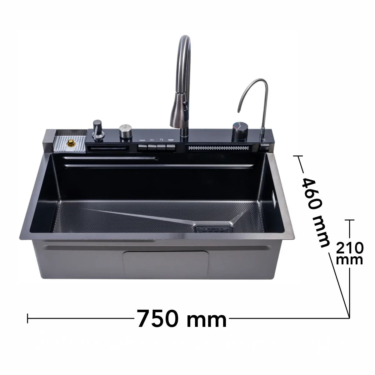 Chiuvetă bucătărie multifuncțională Smart Cuisine Naimeed D6743 – descriere detaliată