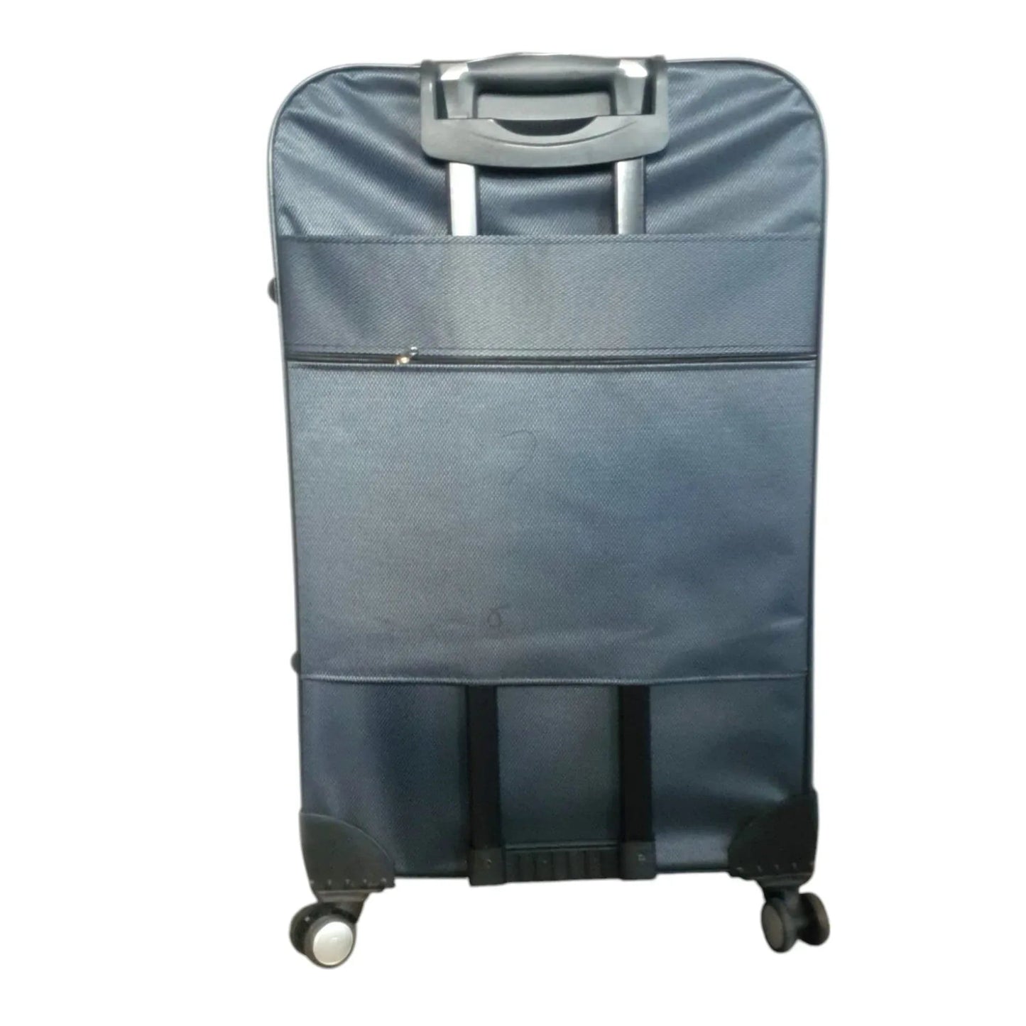 Troler voiaj, Naimeed, 4 roti duble , material textil, inchidere cifru, Gri, 36x22x55cm