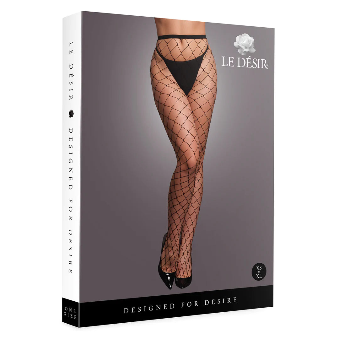 Ciorapi Dama cu Plasă Mare Fishnet - Le Désir