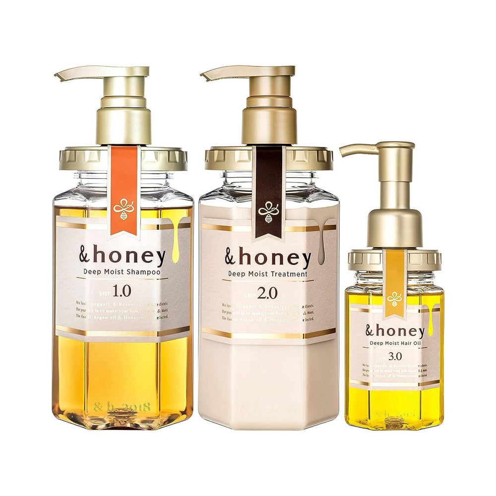 Szampon nawilżający ViCREA Honey Deep Moist – odbudowa i blask do suchych włosów, 440 ml